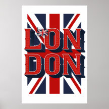 Bandeira de Londres Poster (24x36)