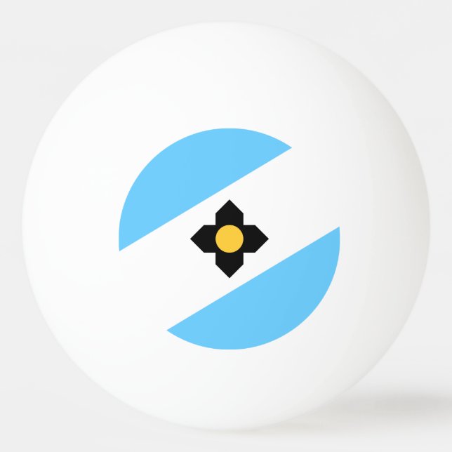 Bandeira de Madison, Bola de ping pong de Wisconsi (Frente)