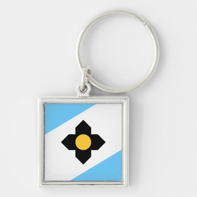Bandeira de Madison, Chaveiro de Wisconsin (Frente)