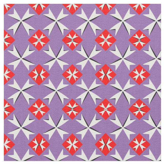 Bandeira de Malta/Cross & Malta Tecido de tendênci (Detalhe)