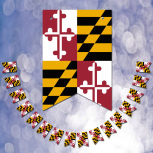 Bandeira de Maryland, festa de bandeiras / Casamen