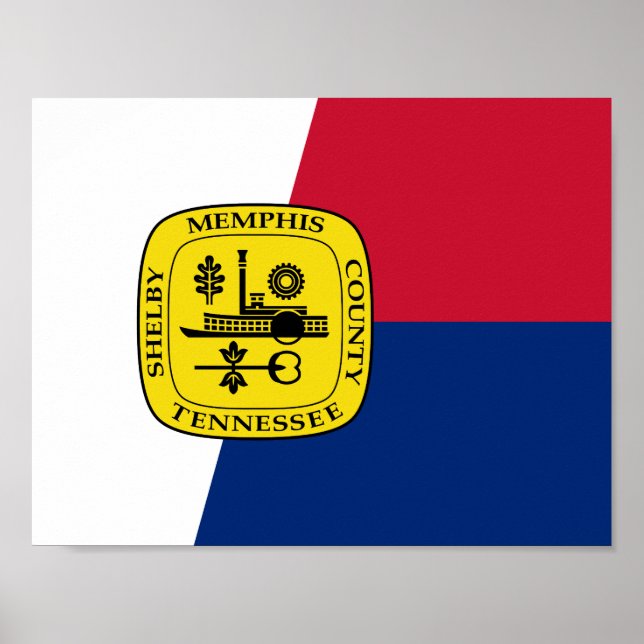 Bandeira de Memphis, Poster do Tennessee (Frente)