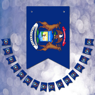 Bandeira de Michigan, festa de bandeiras / Casamen
