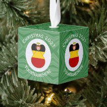 Bandeira de Natal do Anjo Alemão Personalizada