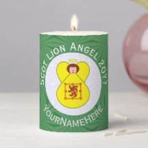 Bandeira de Natal do Anjo Leão Escocês Personaliza