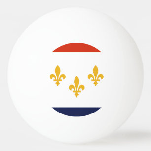 Bandeira de Nova Orleans, Louisiana Bola de Ping-P