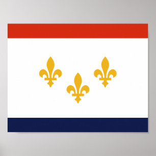 Bandeira de Nova Orleans, Poster da Louisiana