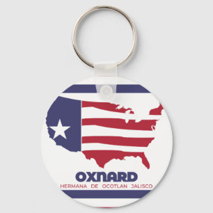 Bandeira de Oxnard (Califórnia) Chaveiro
