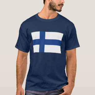 Bandeira de país finlandesa de camisas de