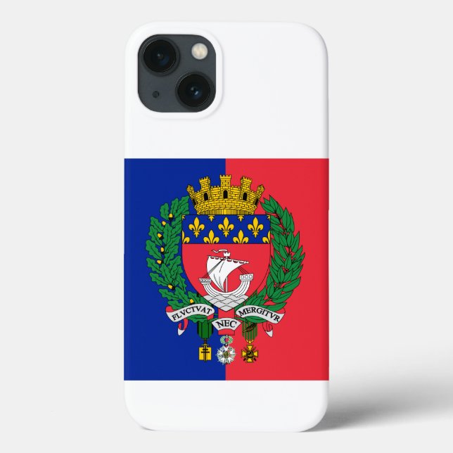 Bandeira de Paris, França (Verso)