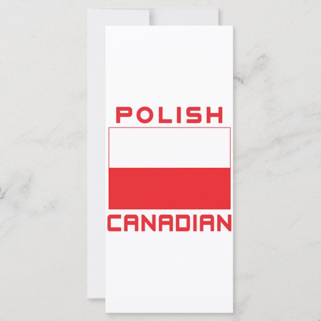 Bandeira de Polônia canadense polonesa (Frente)