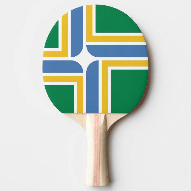 Bandeira de Portland, Oregon Raquete de ping pong (Frente)
