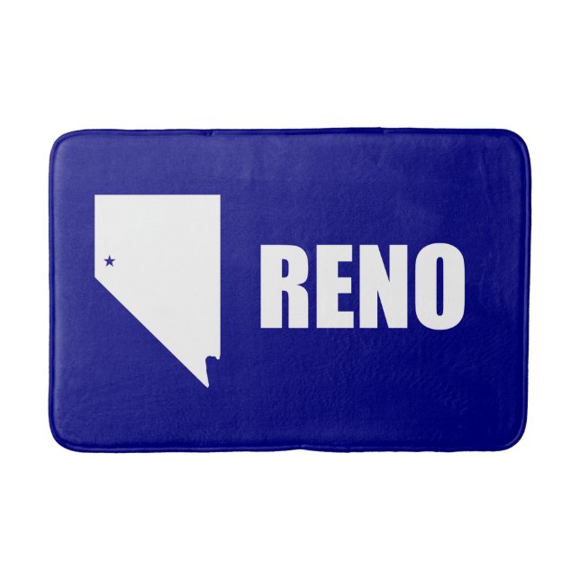 Bandeira de Reno, tapete de Banheiro de Nevada (Frente)