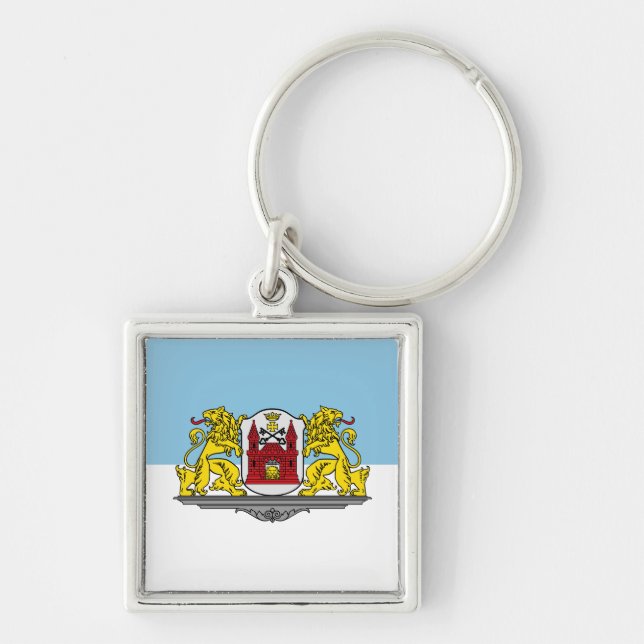 Bandeira de Riga, Chaveiro da Letónia (Frente)