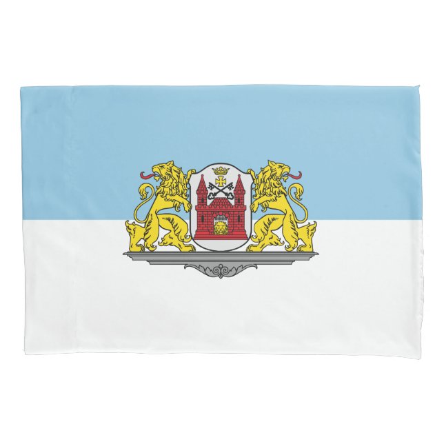 Bandeira de Riga, Letónia Pillowcase (Frente)