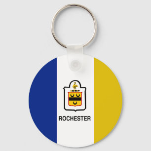 Bandeira de Rochester (Nova Iorque) Chaveiro