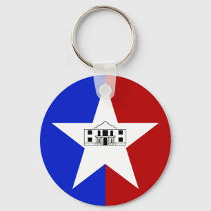 Bandeira de San Antonio (Texas) Chaveiro