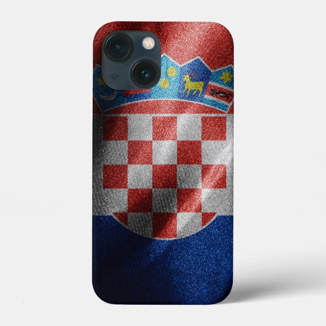 Bandeira de seda da Croácia (Verso)
