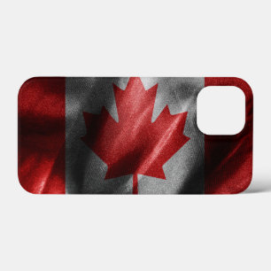 Bandeira de seda do Canadá