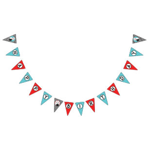 Bandeira de Sinalizador de Bunting Feliz Aniversár