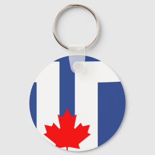 Bandeira de Toronto, Ontário Chaveiro