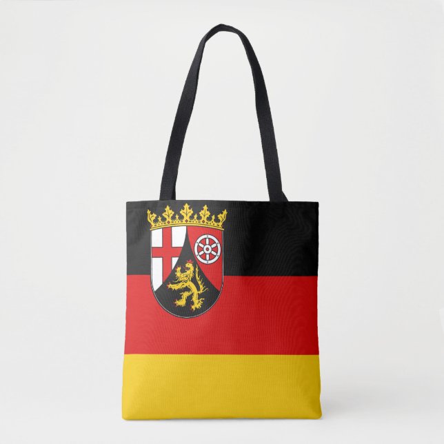 Bandeira de Tote Bag da Renânia-Palatinado (Frente)