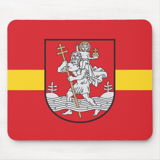Bandeira de Vilnius, Lituânia Mouse Pad (Frente)