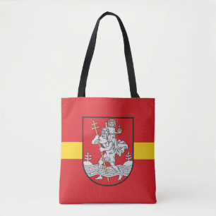 Bandeira de Vilnius, Lituânia Tote Bag