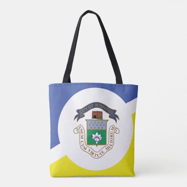 Bandeira de Winnipeg, Manitoba Tote Bag (Verso)