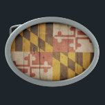 Bandeira de Wood Maryland robusto<br><div class="desc">Maryland Flag; Marylander</div>