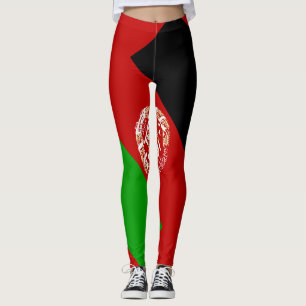 bandeira do Afeganistão Leggings