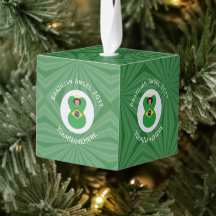 Bandeira do Anjo do Natal Brasileiro Personalizada
