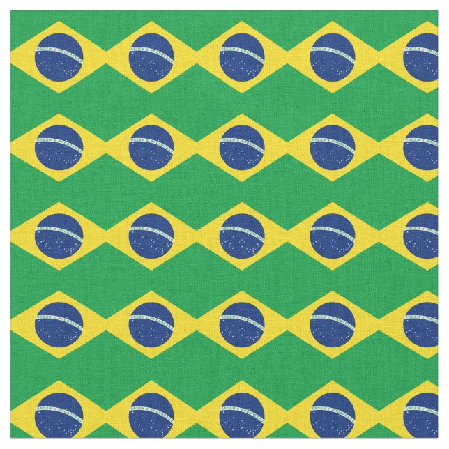Bandeira do Brasil e Tecido de tendências/moda (Detalhe)