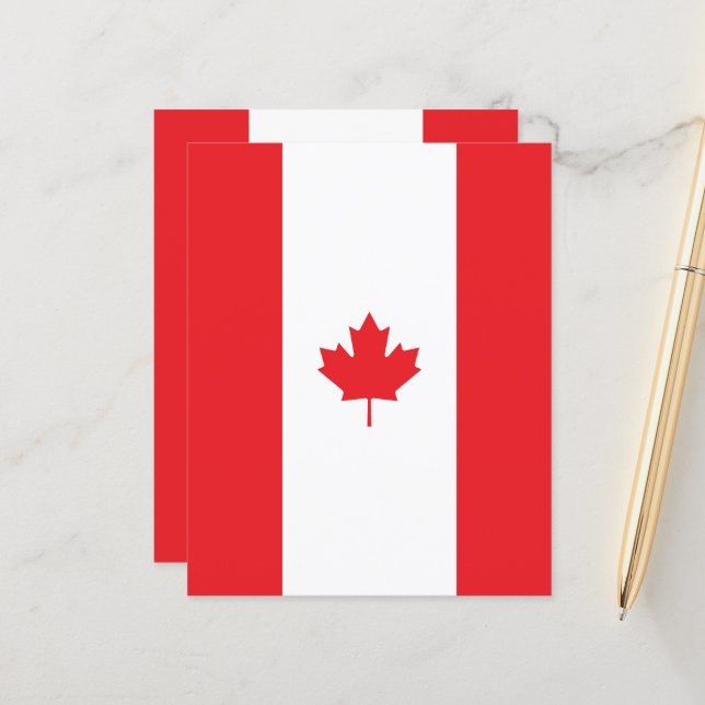 Bandeira do Canadá (Frente/Verso In Situ)
