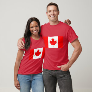 Bandeira do Canadá Camisas personalizadas