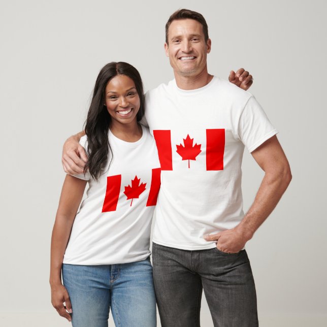 Bandeira do Canadá Camisas personalizadas (Unissex)