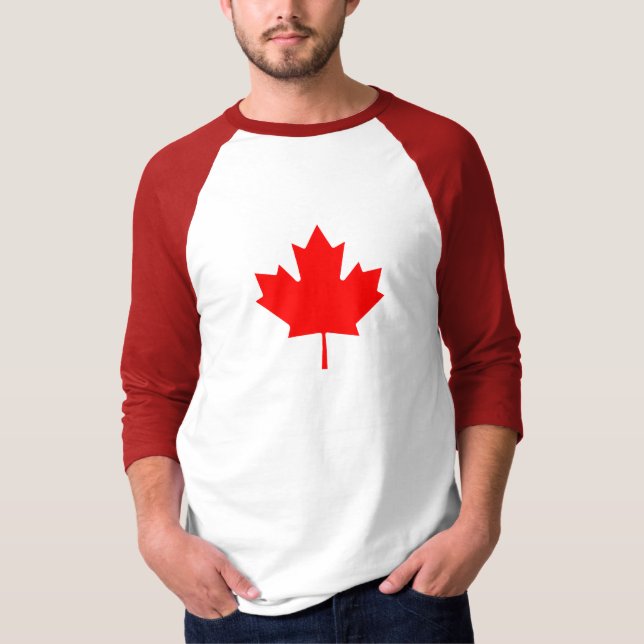 Bandeira do Canadá T-Shirt (Frente)