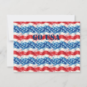 Bandeira do Cartão Postal Americano Militar Patrió