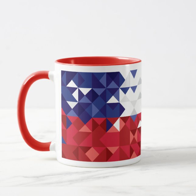 Bandeira do Chile, caneca chilena das cores (Esquerda)