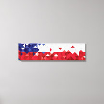 Bandeira do Chile, Canvas Simples de Arte de Cores