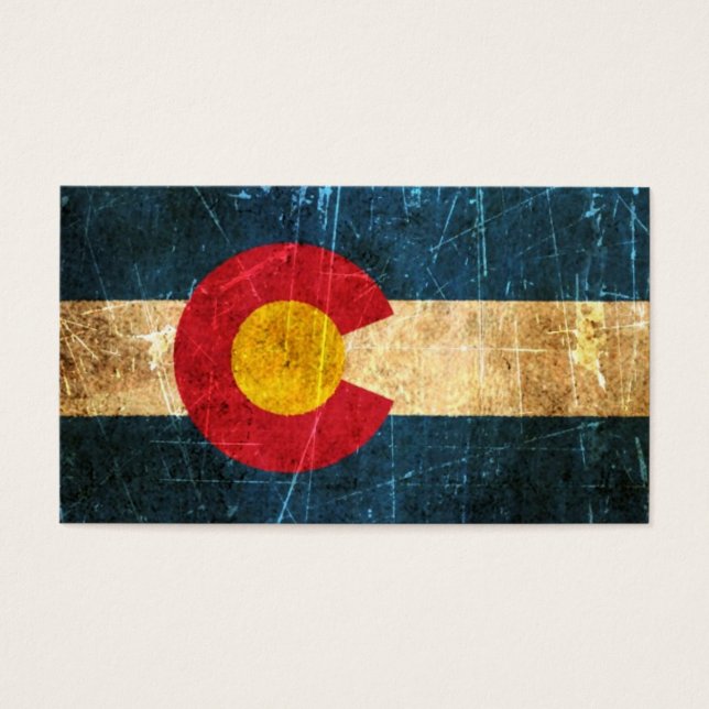 Bandeira do Colorado Vestida e algemada (Frente)