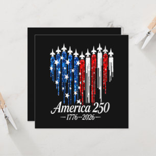 Bandeira do Coração dos 250 Anos da América