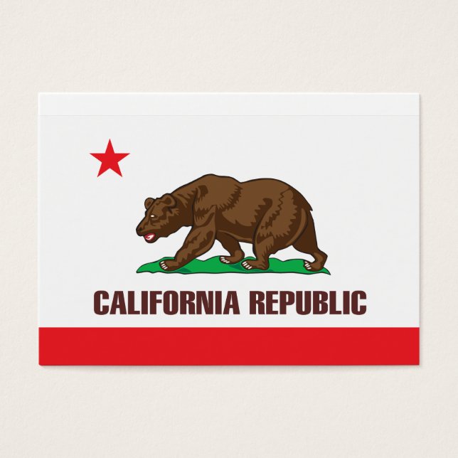 Bandeira do Estado da Califórnia (Frente)