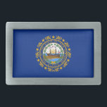 Bandeira do Estado de New Hampshire<br><div class="desc">Bandeira estatal Patriótica New Hampshire.</div>