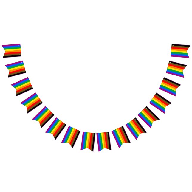 Bandeira do Orgulho Arco-íris de Filadélfia (Todos)