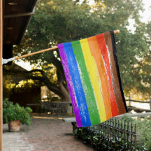 Bandeira do Orgulho Arco-íris Pintada da Filadélfi