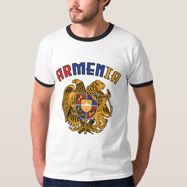 Bandeira do Orgulho Armênia Café Mug T-Shirt Hat (Frente)