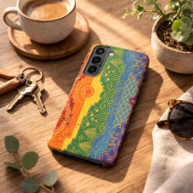 Bandeira do Orgulho Art Déco | Arco-íris II Vintag