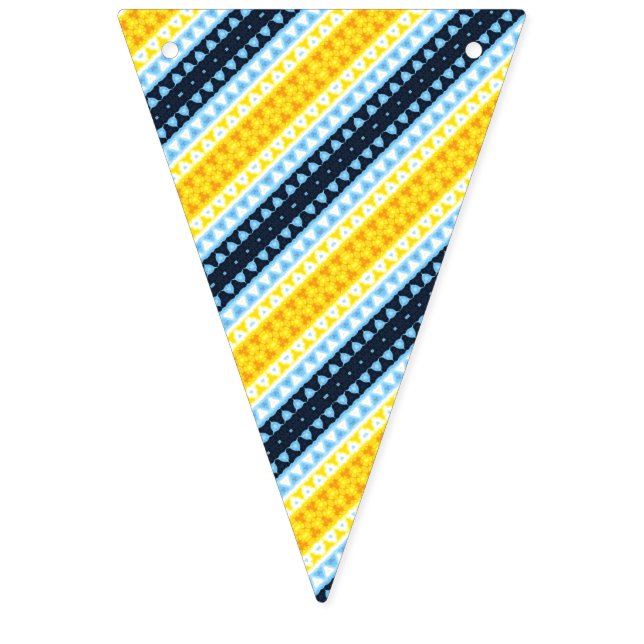 Bandeira do Orgulho Boho Groovy Geométrico Abstrat (Primeira Bandeira)
