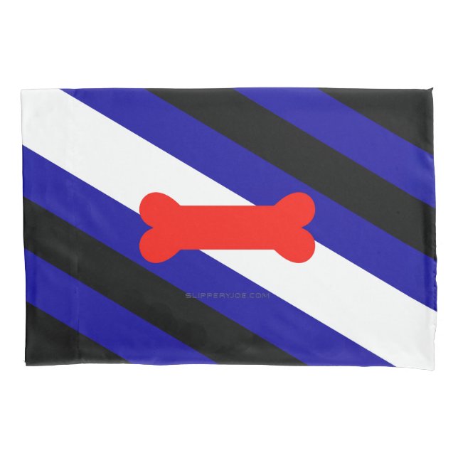 Bandeira do orgulho canino da SlipperyJoe expressa (Frente)